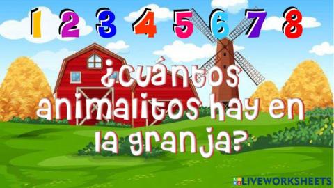 ¿cuántos animales hay en la granja