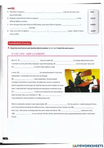 Use of English B2 - Unit 2