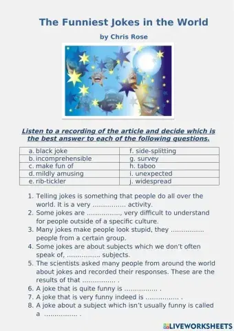 Listening Comprehension