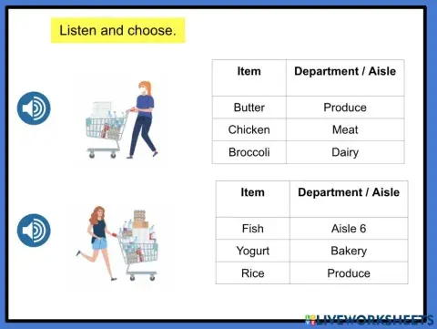 Supermarket Listening 2