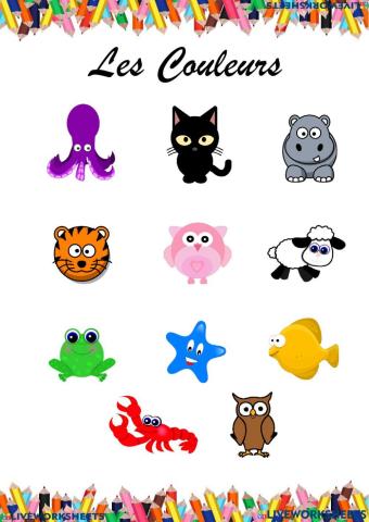 Les couleurs