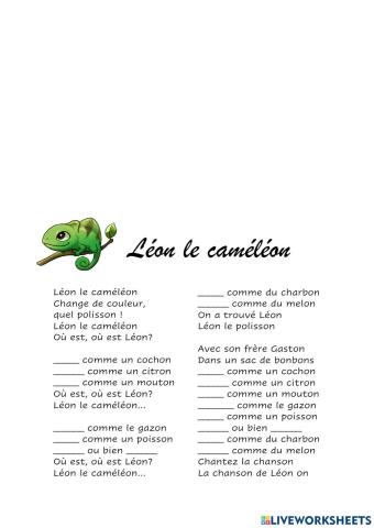 Léon le caméléon