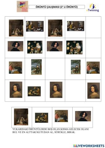 Diego Velazquez Örüntü Çalışması