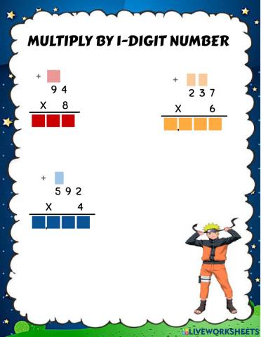 Multiply 1-2 digit number