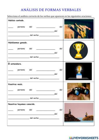 Análisis de verbos 4