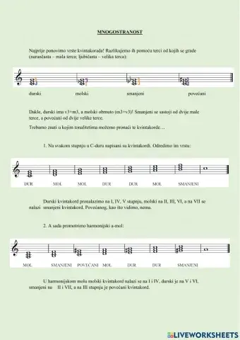 Ponavljanje: mnogostranost