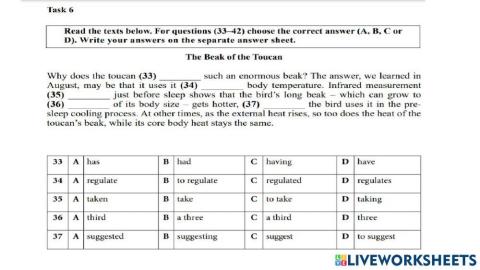 Use of English -Grammar-ZNO 2013