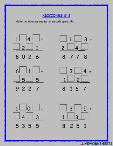 Adiciones