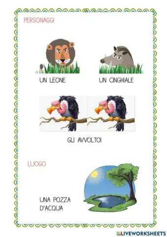 Il leone e il cinghiale