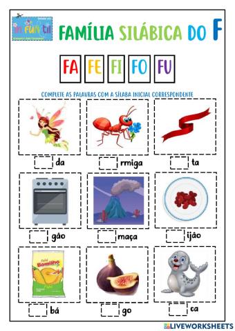 Sequência silábica do F