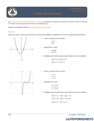 Análisis de Funciones