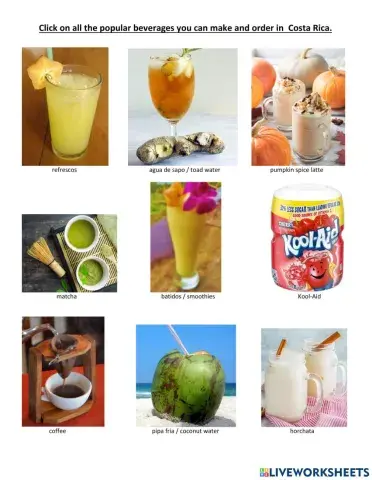 Beverages in costa rica