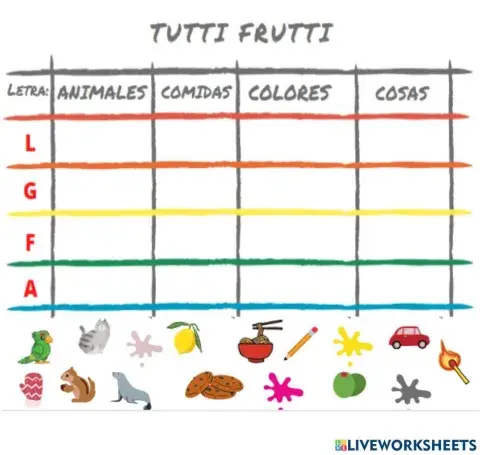 TUTTI FRUTTI