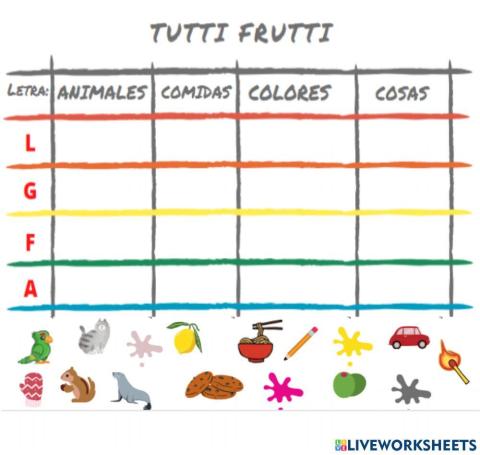 TUTTI FRUTTI
