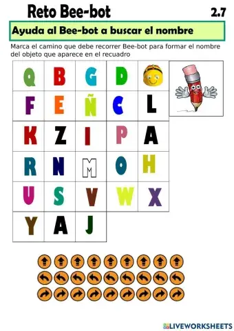 Programación con Bee-bot 2.7