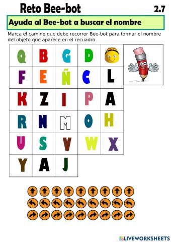 Programación con Bee-bot 2.7