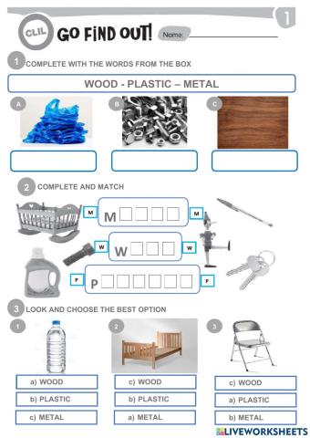 Types of materials