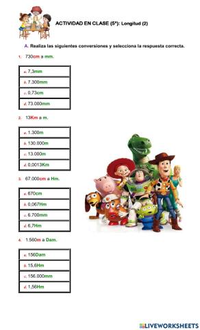 Matemáticas. Longitud 5°. (2)