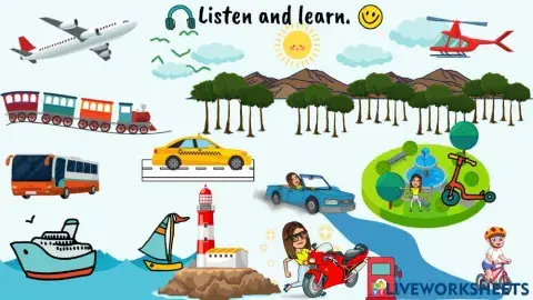 3.sınıf 8.ünite transportation