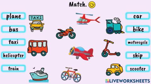 3.sınıf 8.ünite transportation