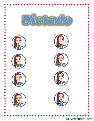 Dictado números de 2 cifras