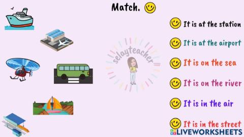 3.sınıf 8.ünite transportation