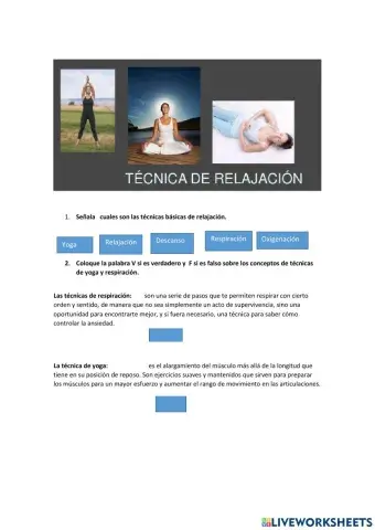 Técnicas de relajación