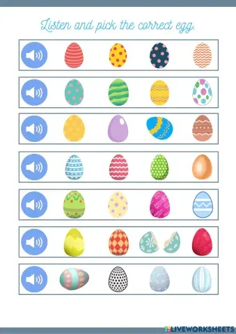 Egg hunt - easy