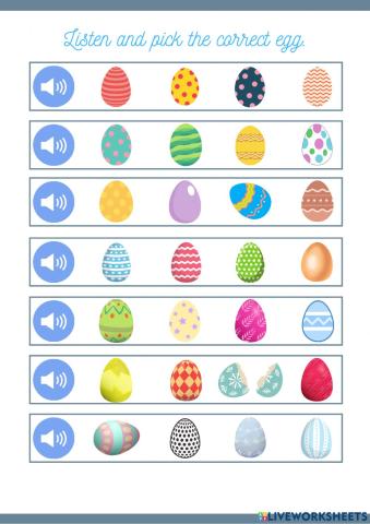 Egg hunt - easy