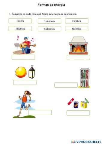 Formas de Energía