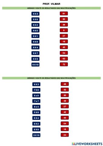 ATIVIDADE - MULTIPLICAÇÃO - 5º ANO