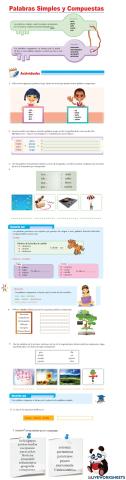 Palabras simples y compuestas