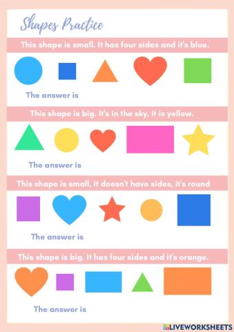 Shapes Practice