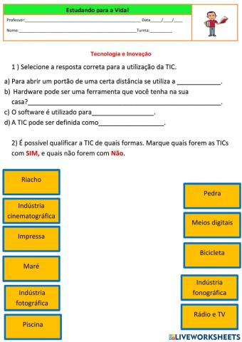 Tecnologia e Inovação - TIC