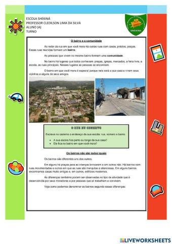 Bairro e comunidade