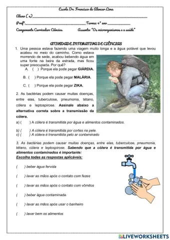 Microrganismos e a saúde