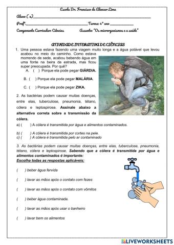 Microrganismos e a saúde