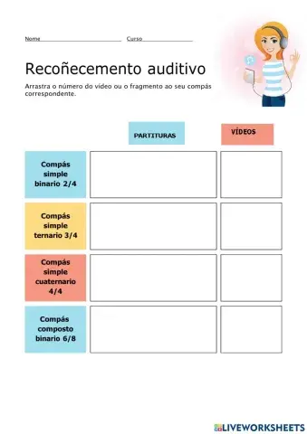 Distingue compases simples y compuestos