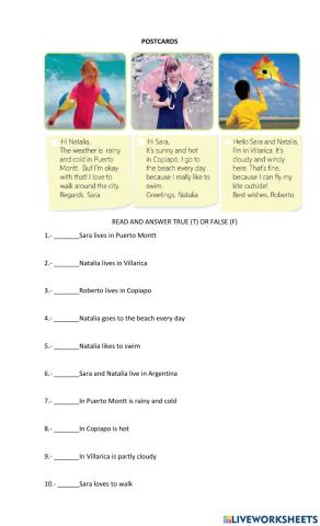 Reading comprehension