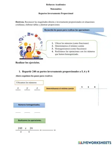 Reparto inversamente proporcional