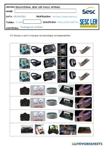 Tecnologias do cotidiano