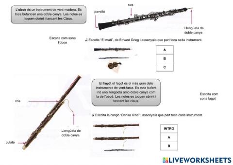 L'oboe i el fagot