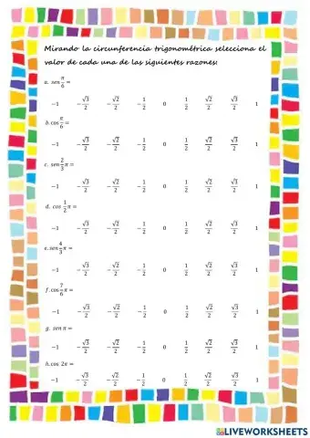 Razones trigonométricas