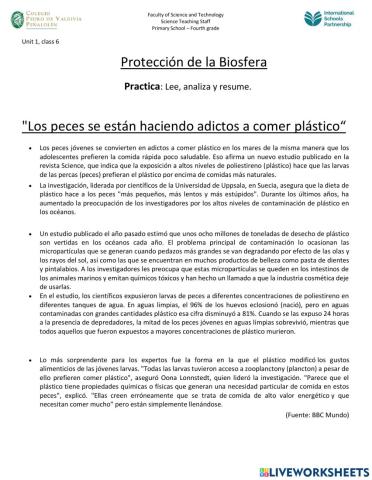 Protección de la Biosfera