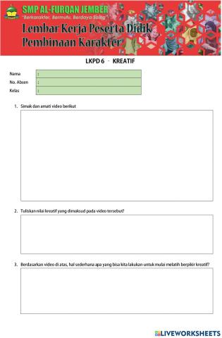 LKPD 6 : Kreatif