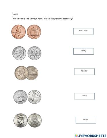 Identify coins