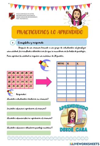 Tabla de frecuencias 1