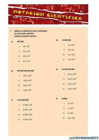 Notación científica