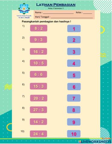 Pembagian-menjodohkan