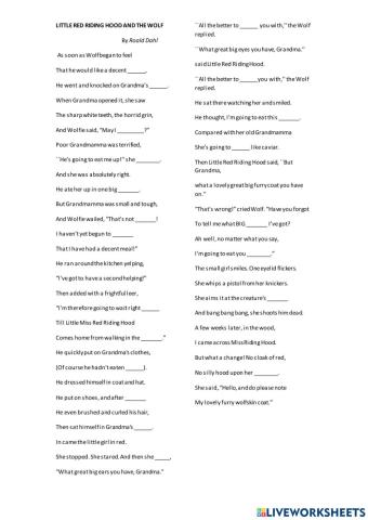 Little Red Riding Hood